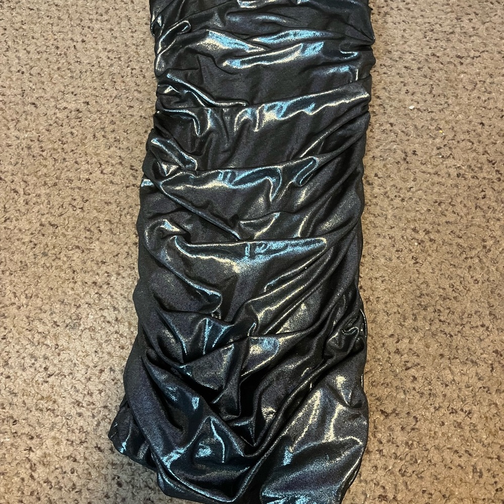 Elegant Black Ruched dress